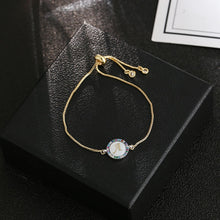 Load image into Gallery viewer, women's A-Z 26 Letter cz Bracelets initial heart name Bracelet Femme Adjustable Chain copper bracelet Jewelry gift for women