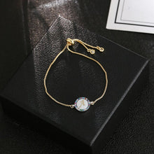 Load image into Gallery viewer, women's A-Z 26 Letter cz Bracelets initial heart name Bracelet Femme Adjustable Chain copper bracelet Jewelry gift for women