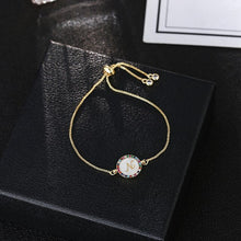 Load image into Gallery viewer, women's A-Z 26 Letter cz Bracelets initial heart name Bracelet Femme Adjustable Chain copper bracelet Jewelry gift for women