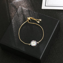 Load image into Gallery viewer, women's A-Z 26 Letter cz Bracelets initial heart name Bracelet Femme Adjustable Chain copper bracelet Jewelry gift for women
