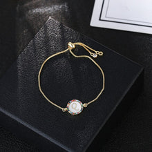 Load image into Gallery viewer, women's A-Z 26 Letter cz Bracelets initial heart name Bracelet Femme Adjustable Chain copper bracelet Jewelry gift for women