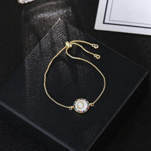 Load image into Gallery viewer, women's A-Z 26 Letter cz Bracelets initial heart name Bracelet Femme Adjustable Chain copper bracelet Jewelry gift for women