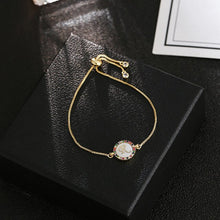 Load image into Gallery viewer, women's A-Z 26 Letter cz Bracelets initial heart name Bracelet Femme Adjustable Chain copper bracelet Jewelry gift for women