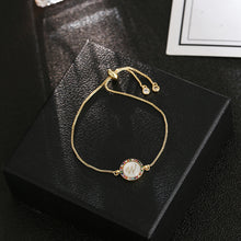 Load image into Gallery viewer, women's A-Z 26 Letter cz Bracelets initial heart name Bracelet Femme Adjustable Chain copper bracelet Jewelry gift for women