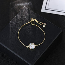 Load image into Gallery viewer, women's A-Z 26 Letter cz Bracelets initial heart name Bracelet Femme Adjustable Chain copper bracelet Jewelry gift for women