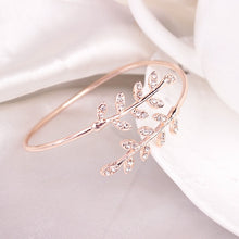 Load image into Gallery viewer, New  Party  Jewelry  Adjustable  Bangles 1 piece  Women  Opening  Bracelet  Fine  Bangles  Opening  Bangles  Hot  Leaf  Bangles