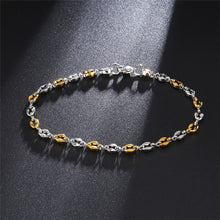 Load image into Gallery viewer, 4.5MM 21.5CM 316L Stainless Steel Bracelet Coffee Beans Link Chain Bracelet For Mens Women Jewelry Bracelets Bangles